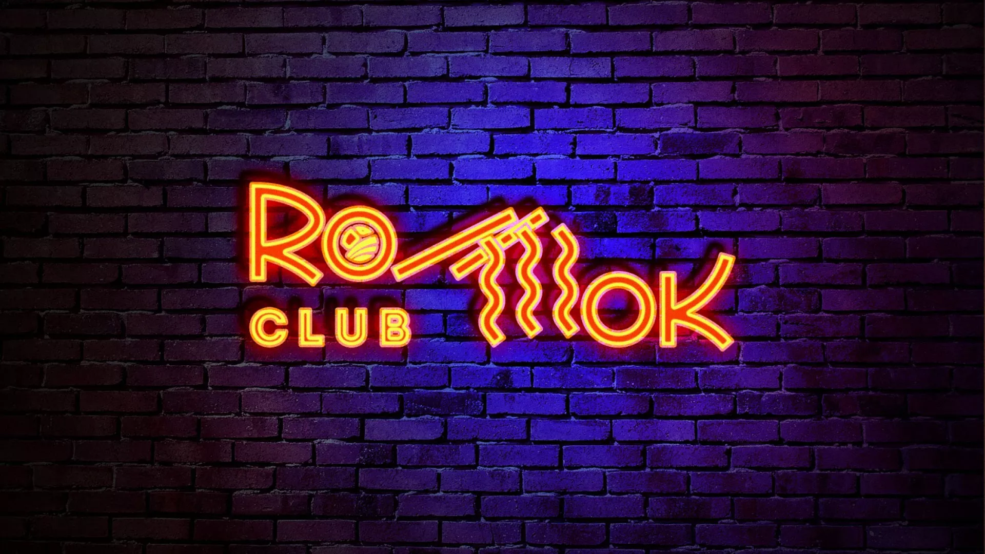 Разработка интерьерной вывески суши-бара «Roll Wok Club» в Шахунье